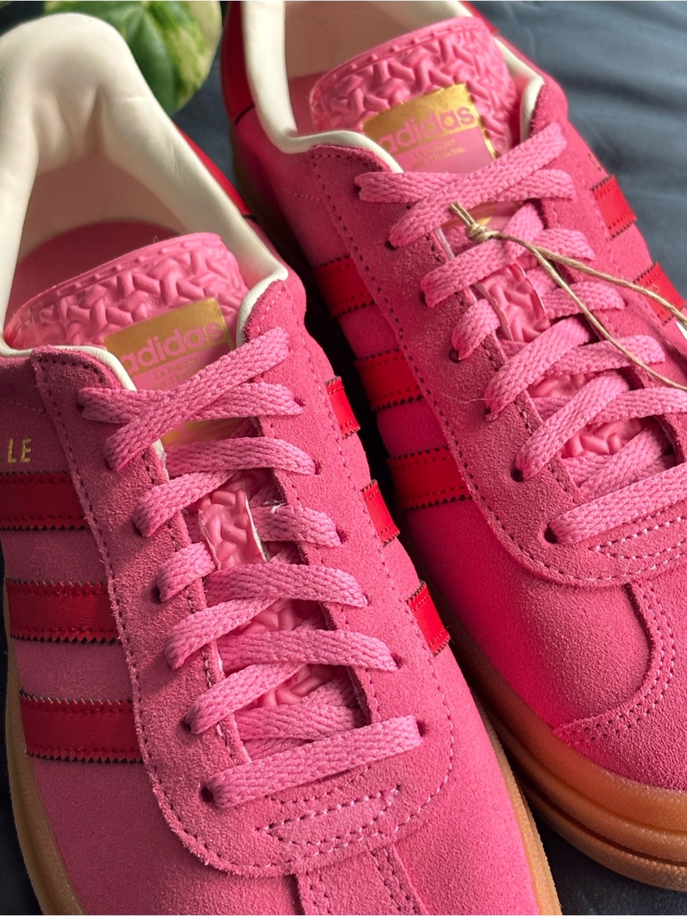 🆕 adidas| Women’s Adidas Gazelle Bold Rose Tone Scarlet New 7.5W/6Y JQ74074 - Picture 3 of 10